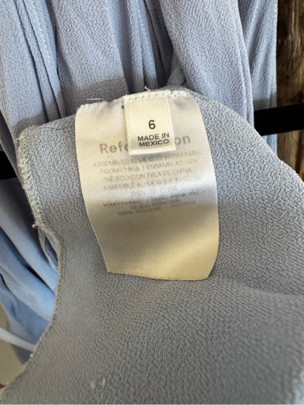 Reformation Andee Gown Maxi Dress in Blue Size 6 - Picture 10 of 14